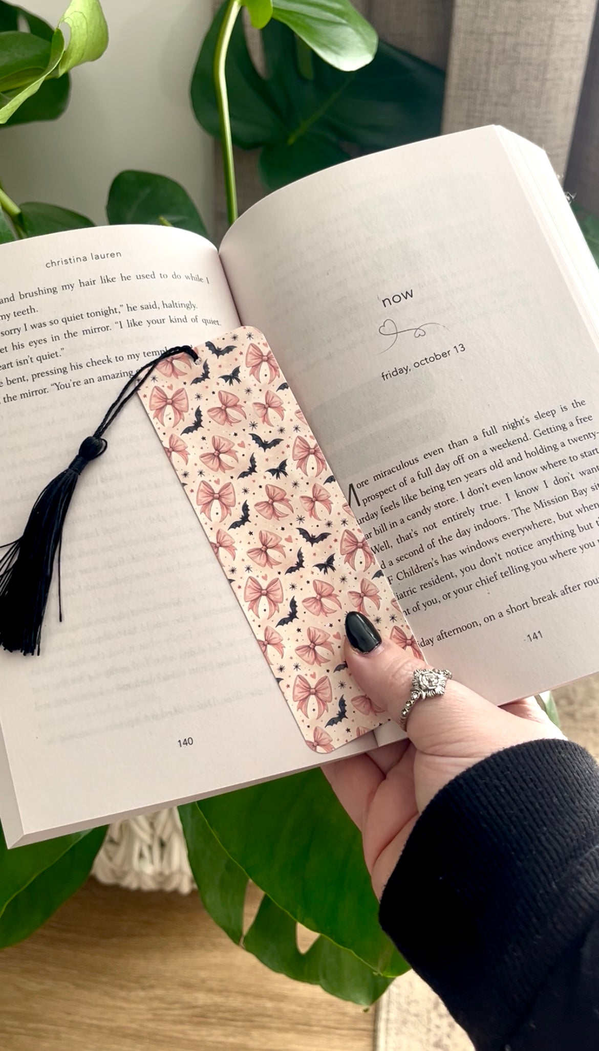 Bats and Bows Bookmark