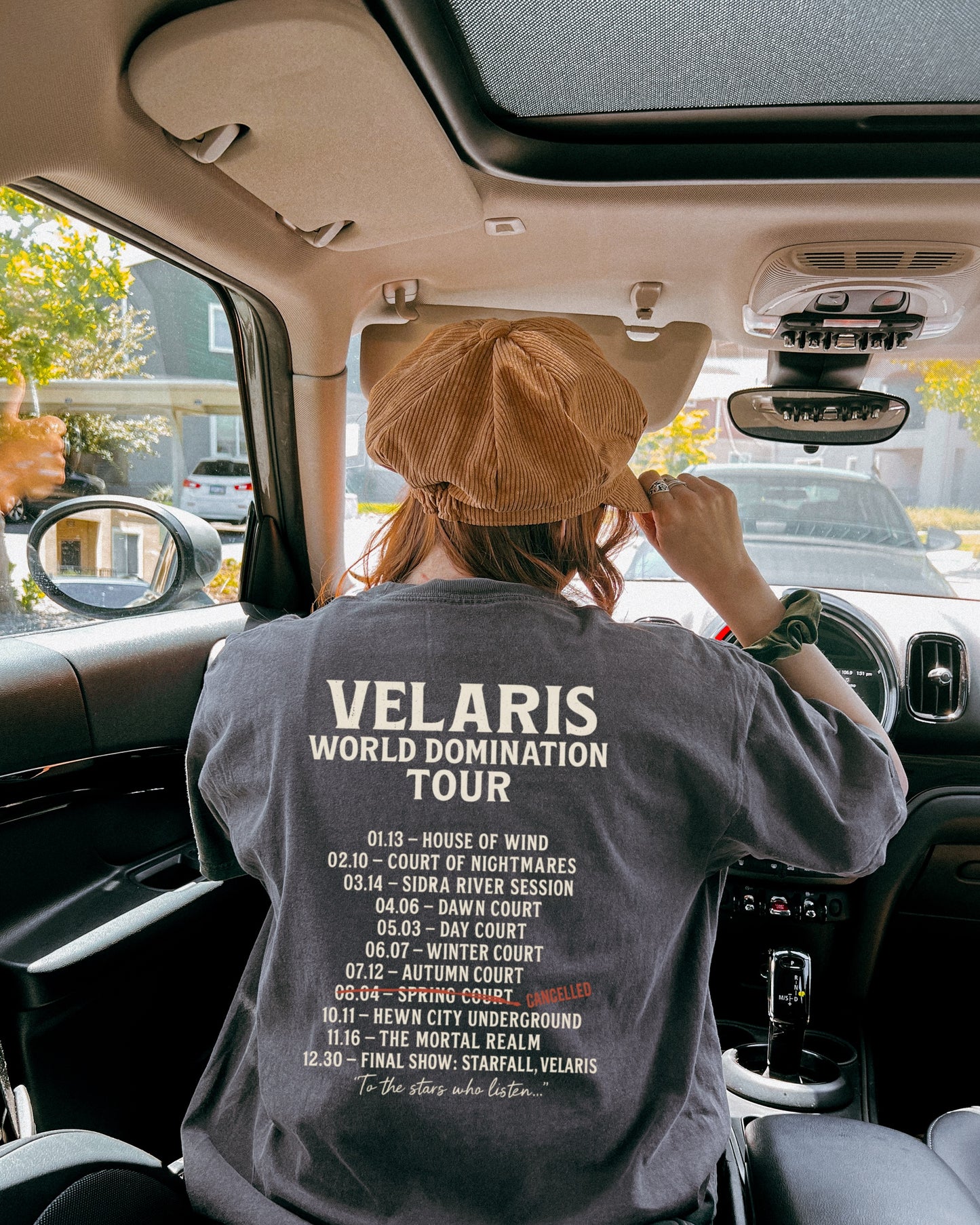 Enchanted Night Court T-Shirt, Fantasy Fan Apparel, Rhysand Inspired Shirt, Book Lover Gift, Magical Universe Fashion