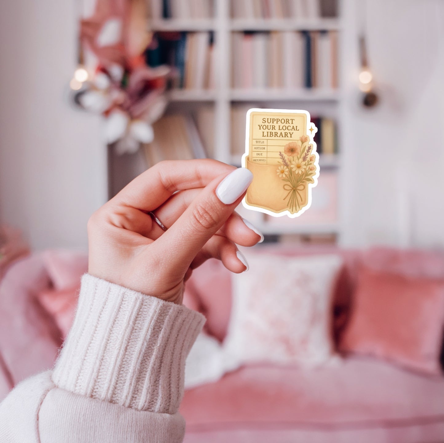 Support Your Local Library Sticker