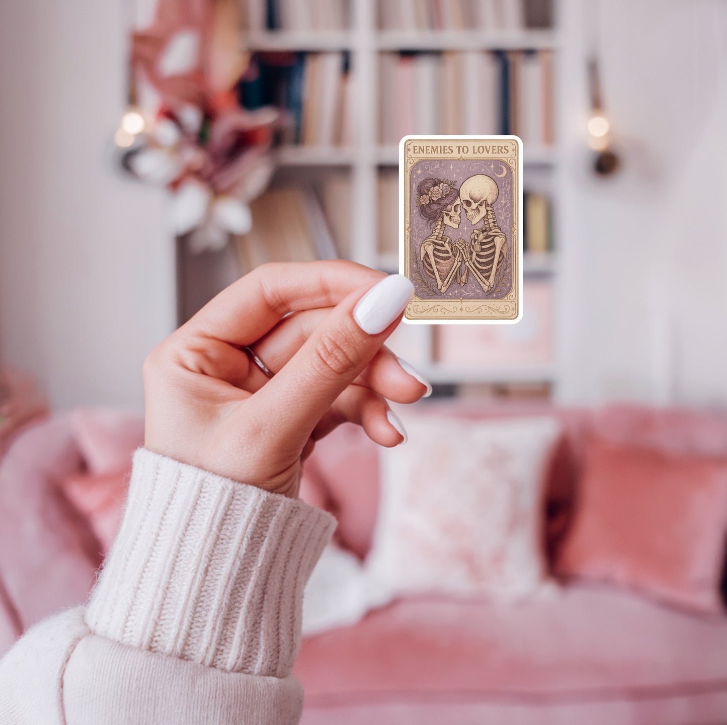 Enemies to Lovers Tarot Card Sticker