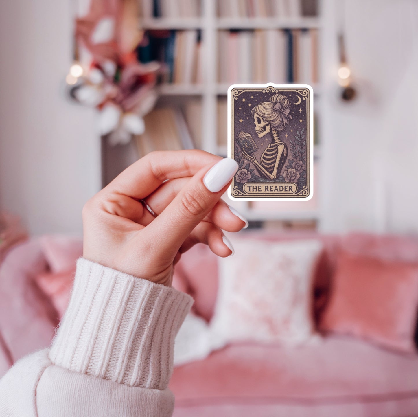The Reader Tarot Card Sticker