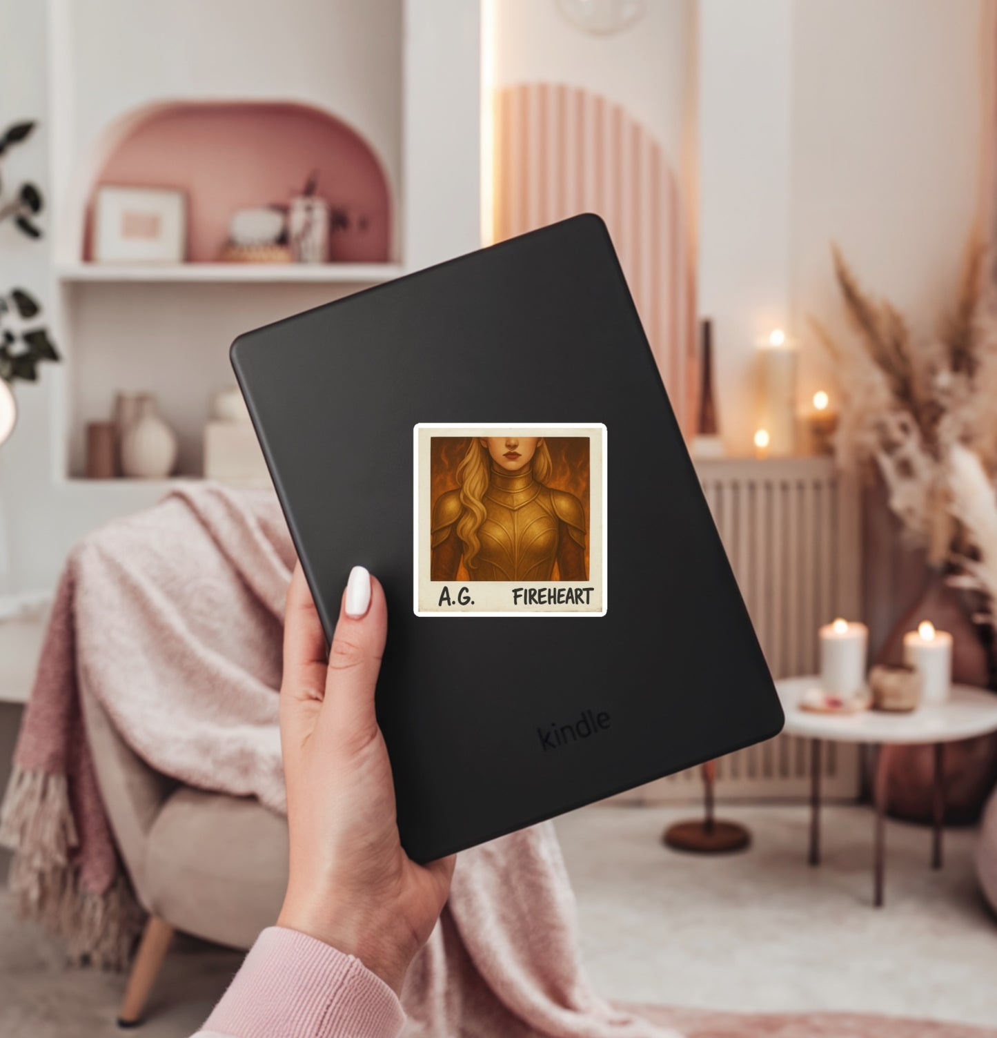 Fireheart Polaroid Sticker | Dual Fandom Fantasy & Music Lover Gift | Your Favorite Assassin Queen | Bookish & Swiftie Merch