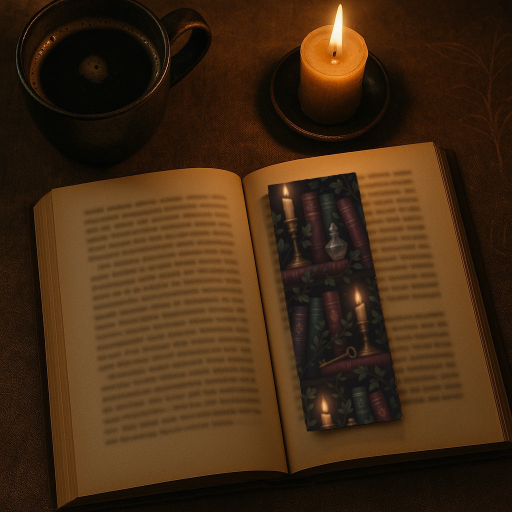 Dark academia bookmark