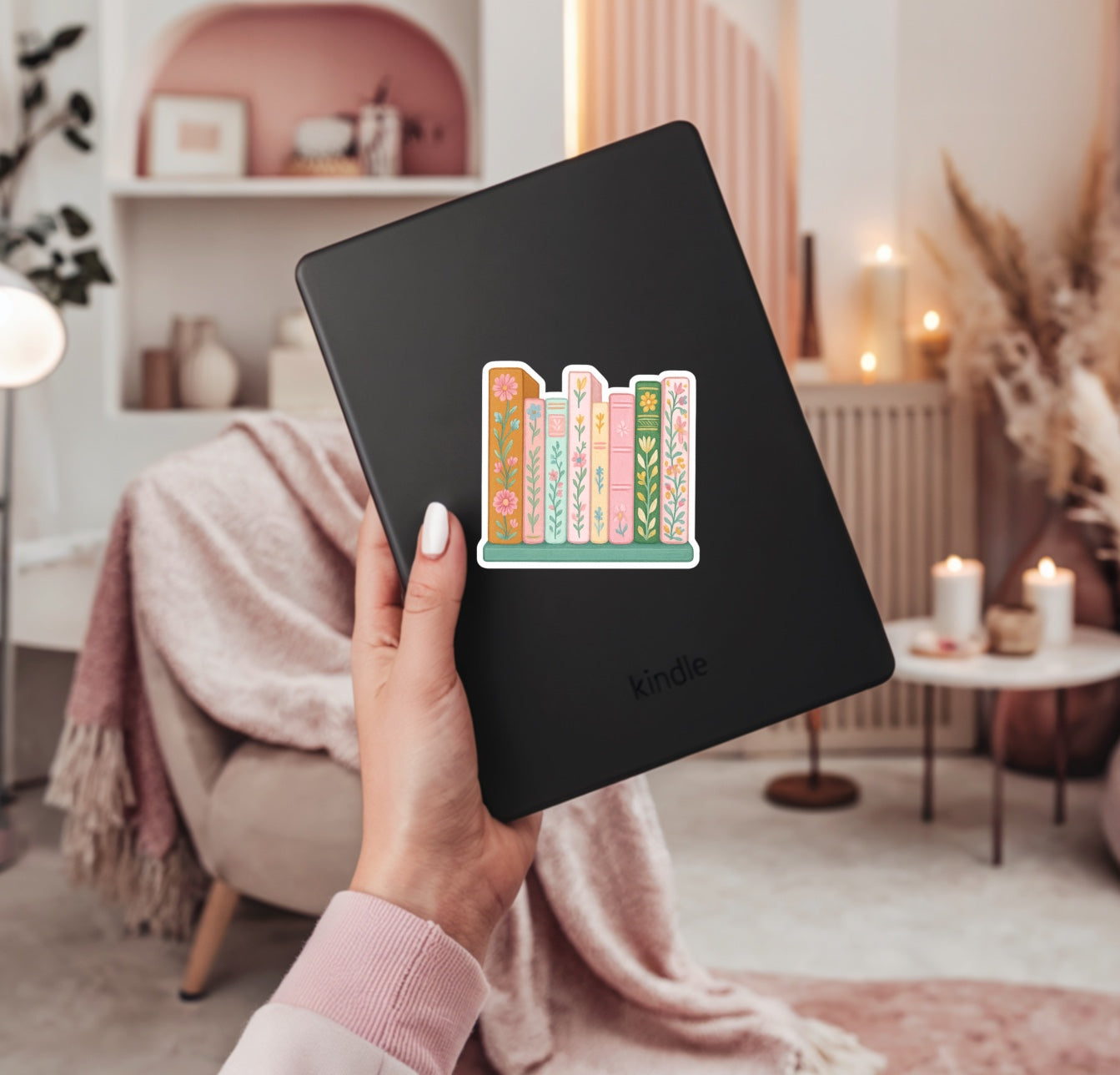 Elaine’s Bookshelf Sticker