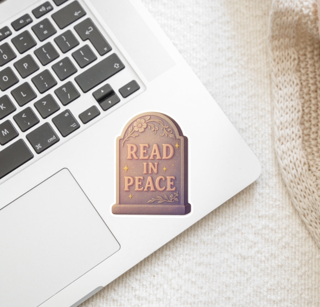Read in Peace Sticker