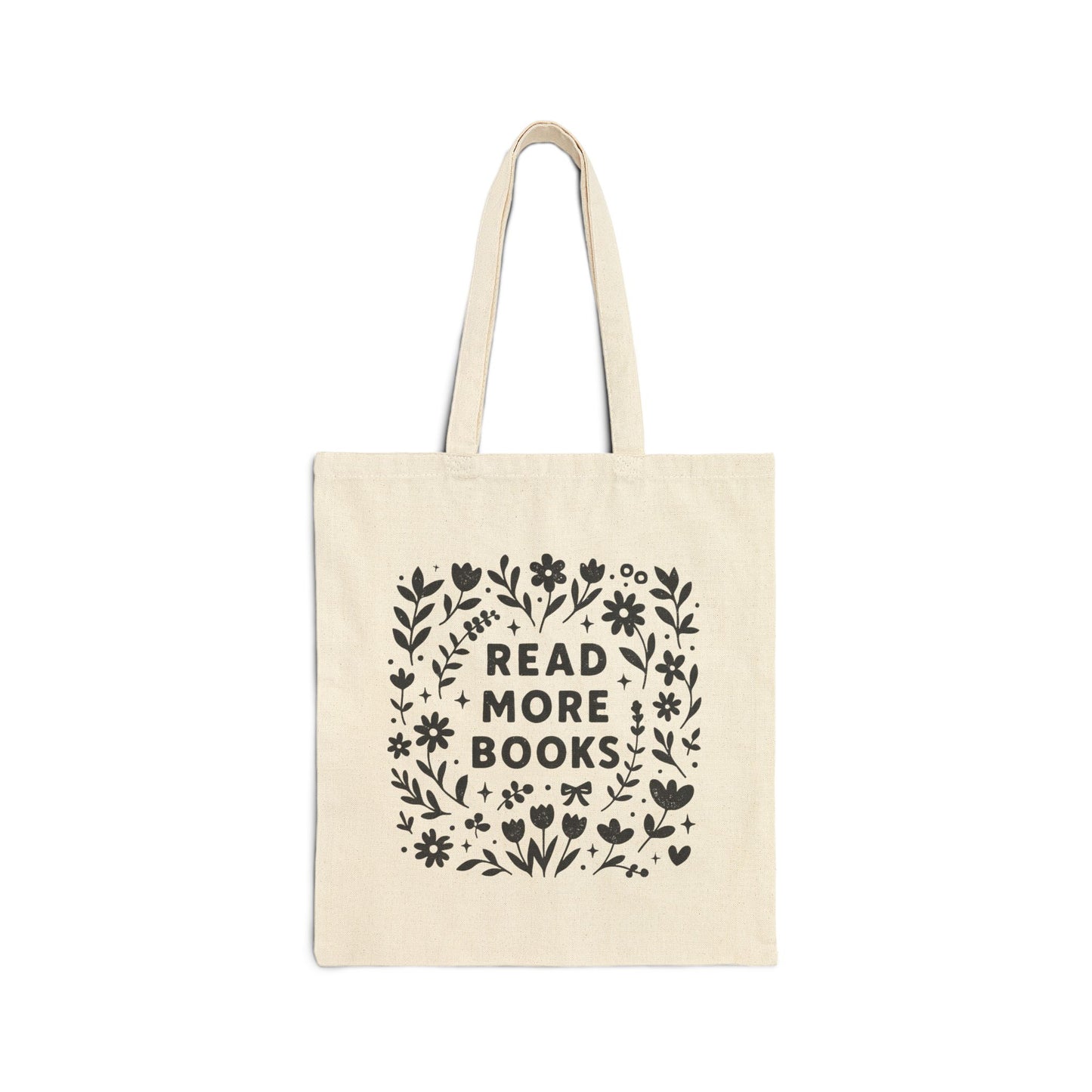 Read More Books Tote Bag, Eco-Friendly Shopping Bag, Book Lover Gift, Reusable Canvas Bag, Reading Tote, Library Companion
