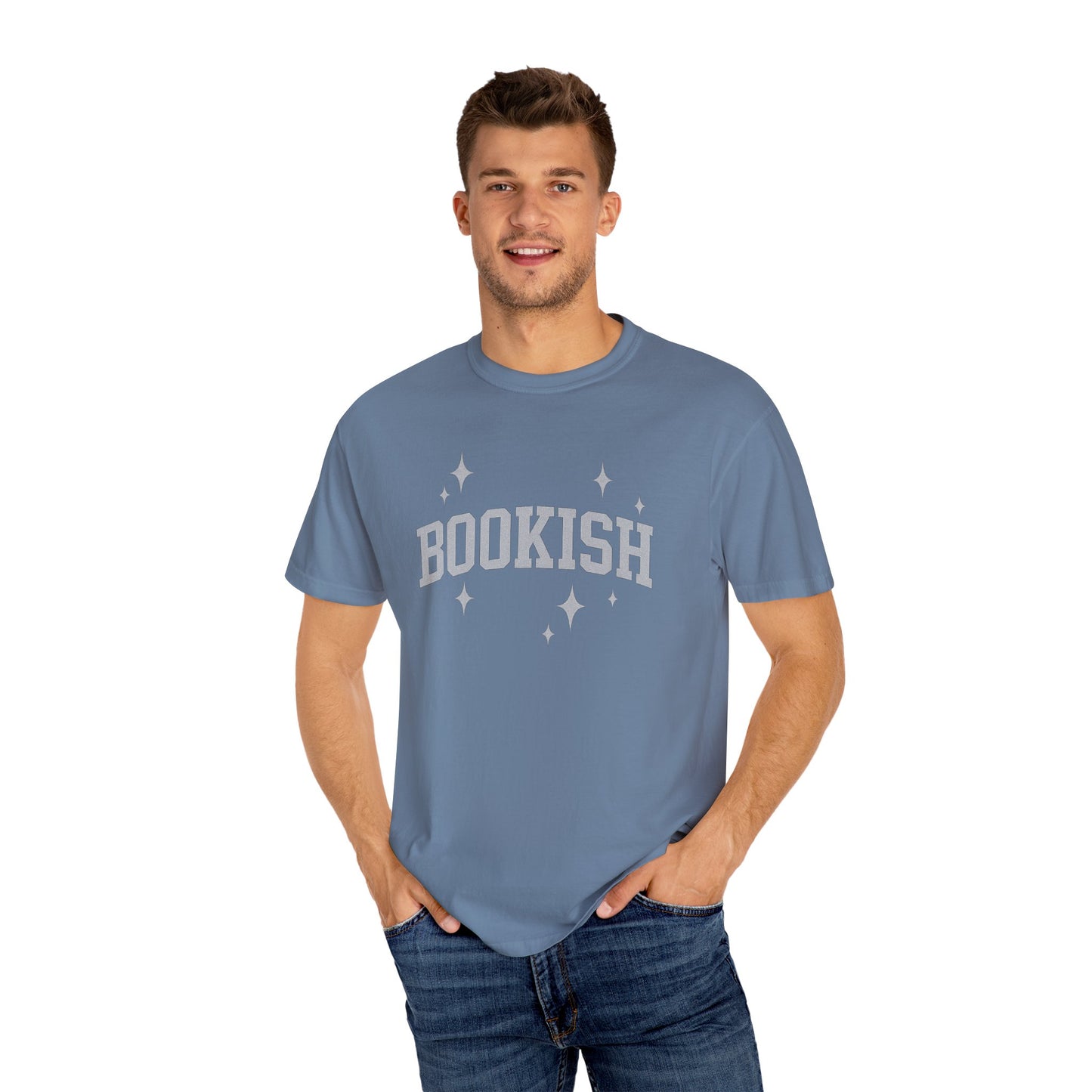 Bookish Unisex Garment-Dyed T-Shirt, Cozy Book Lover Apparel, Gift for Readers, Cute Literary Shirt, Reading Enthusiast Clothing