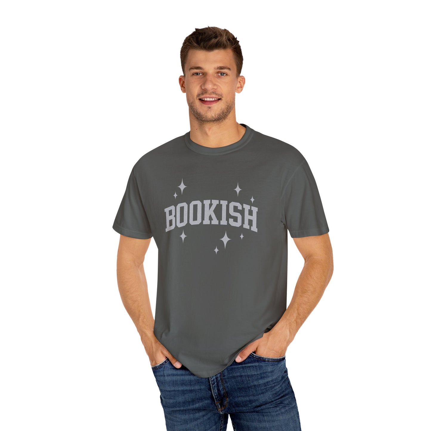 Bookish Unisex Garment-Dyed T-Shirt, Cozy Book Lover Apparel, Gift for Readers, Cute Literary Shirt, Reading Enthusiast Clothing