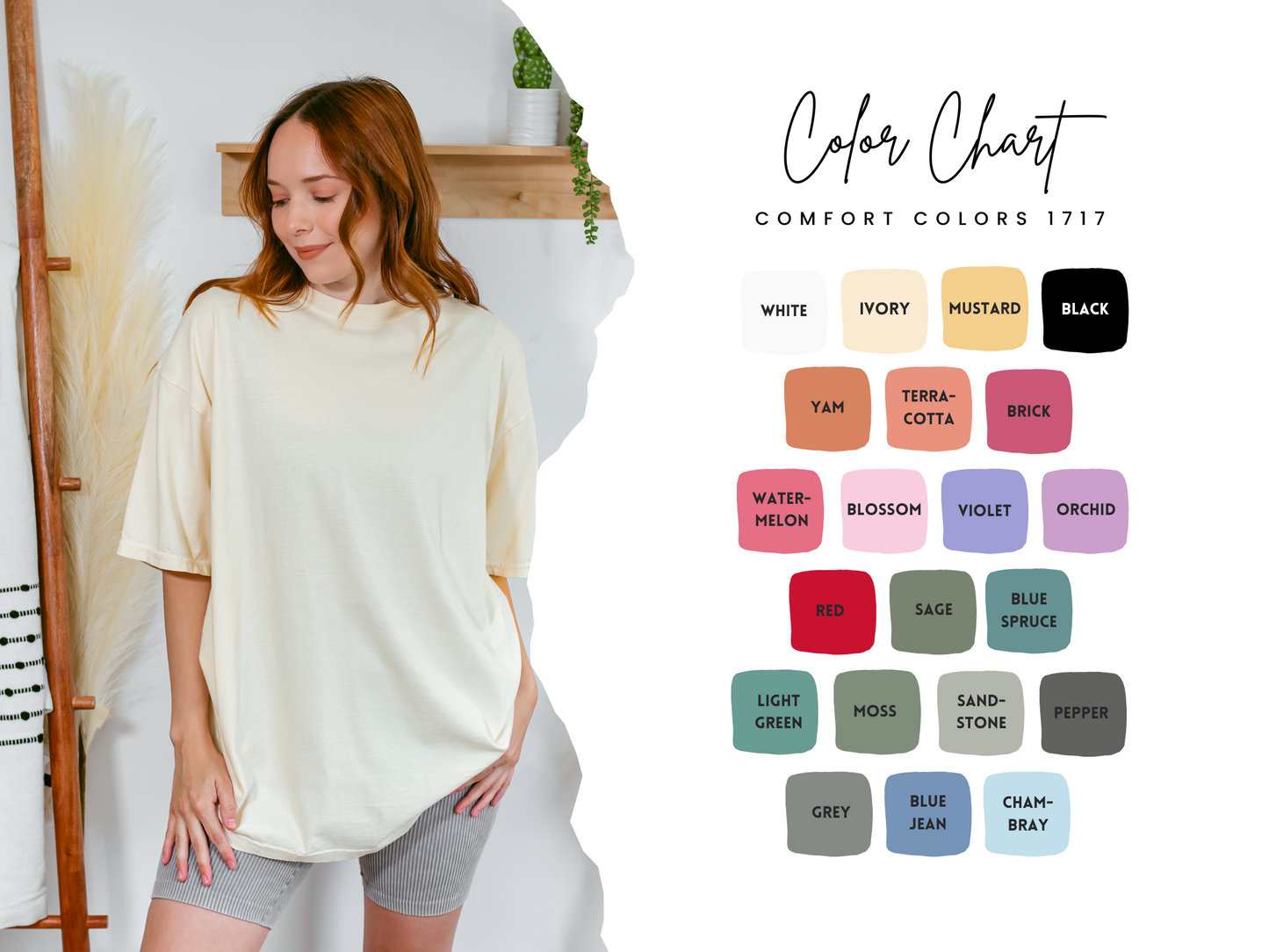 Book Girl Summer - Comfort Colors (Ivory)