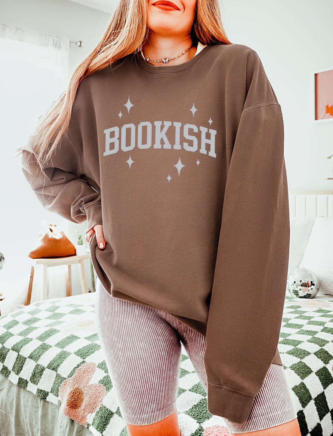 Bookish Unisex Lightweight Crewneck Sweatshirt, Cozy Book Lover Sweatshirt, Ideal Gift for Readers, Perfect for Library Days, Casual [...]