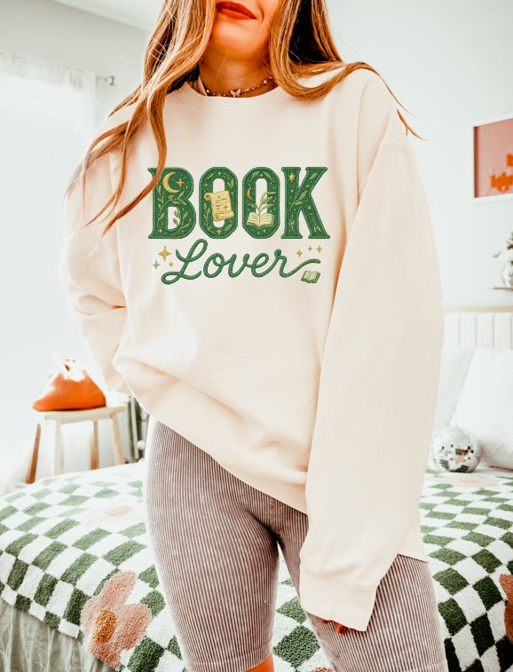 Cozy Book Lover Sweatshirt, Unisex Crewneck, Reading Gift, Literary Apparel, Cozy Reading Outfit, Bookworm Gift