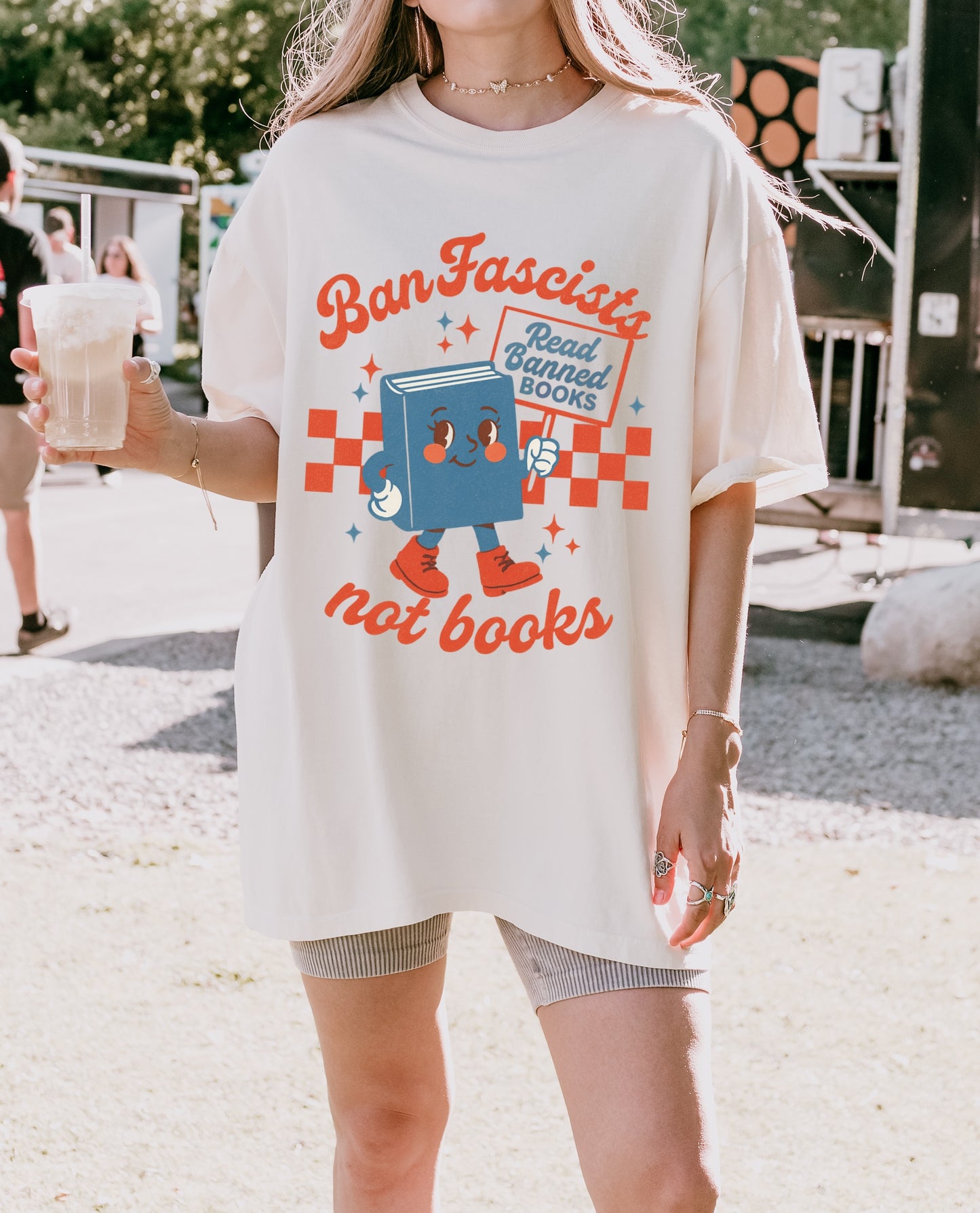 Read Banned Books Unisex Garment-Dyed T-shirt | Protests, Activism, Literary Appreciation, Gift for Book Lovers, Casual Wear