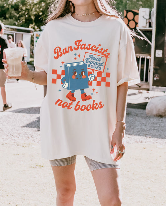 Read Banned Books Unisex Garment-Dyed T-shirt | Protests, Activism, Literary Appreciation, Gift for Book Lovers, Casual Wear
