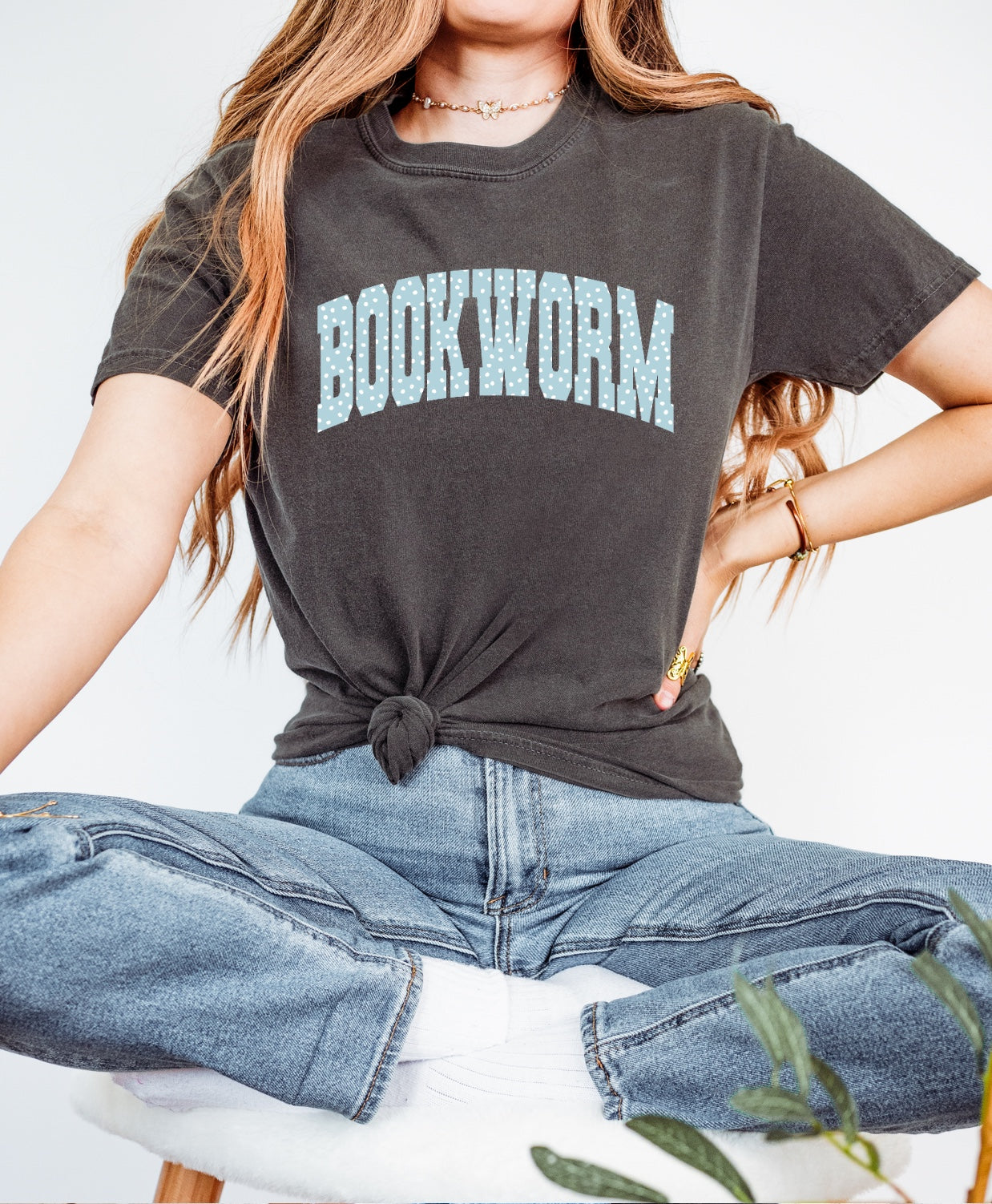Bookworm Unisex Garment-Dyed T-Shirt, Perfect for Readers, Literary Gifts, Cozy Book Lovers, Casual Everyday Wear, Book Day Celebration