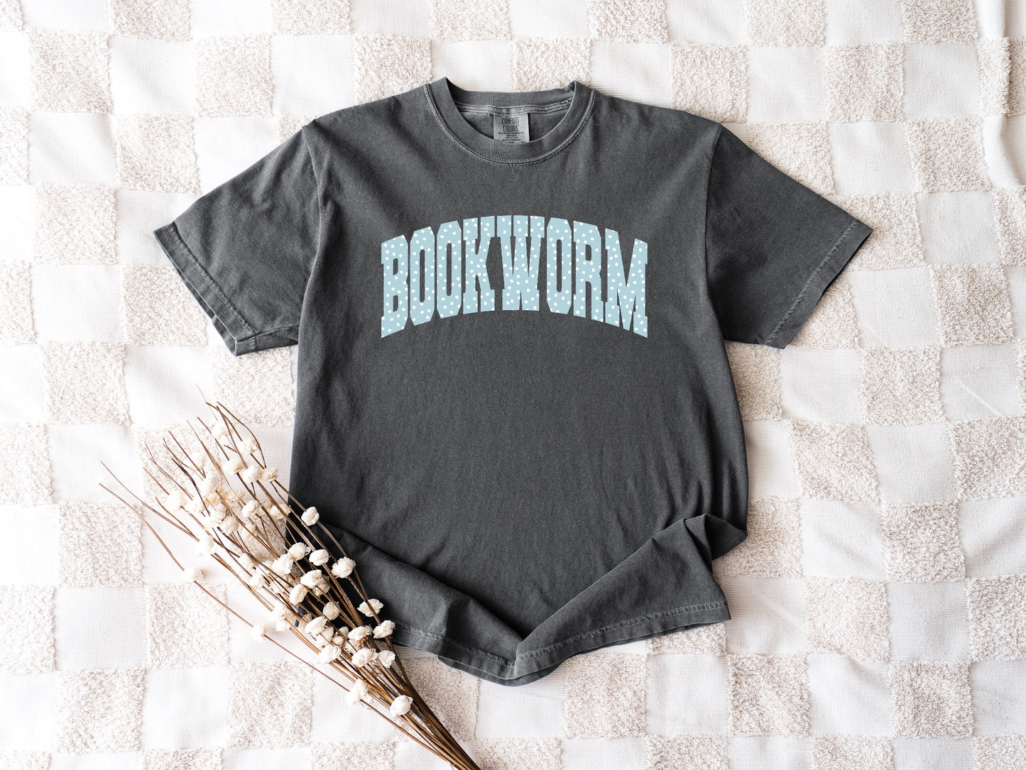 Bookworm Unisex Garment-Dyed T-Shirt, Perfect for Readers, Literary Gifts, Cozy Book Lovers, Casual Everyday Wear, Book Day Celebration