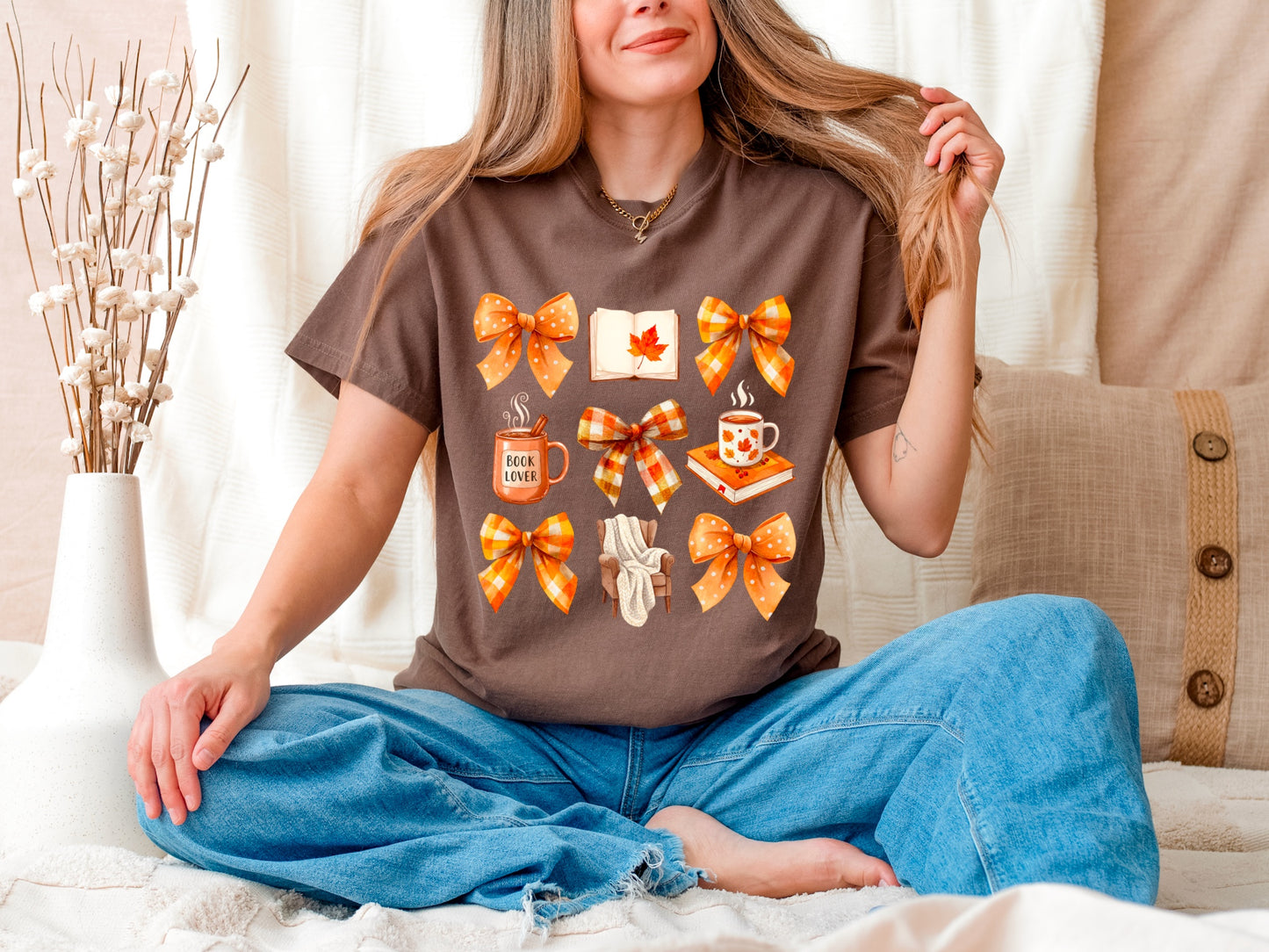 Autumn Vibes Unisex T-Shirt, Cozy Fall Tee, Halloween Top, Thanksgiving Shirt, Gift for Her, Seasonal Apparel