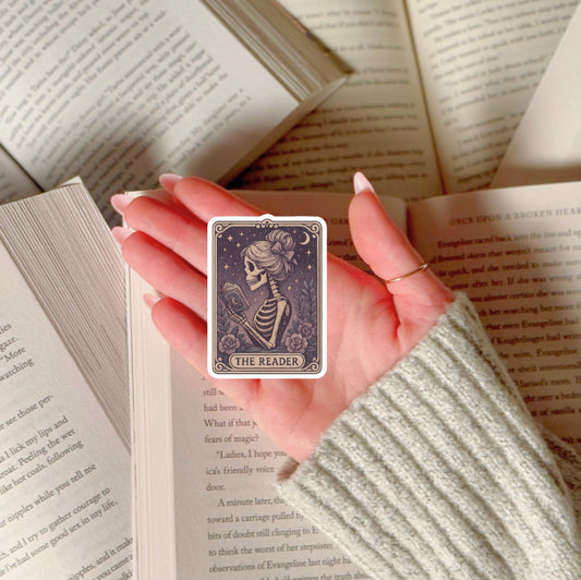 The Reader Tarot Card Sticker