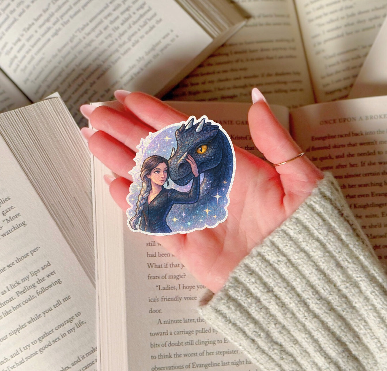 Tairn & Violet Sticker