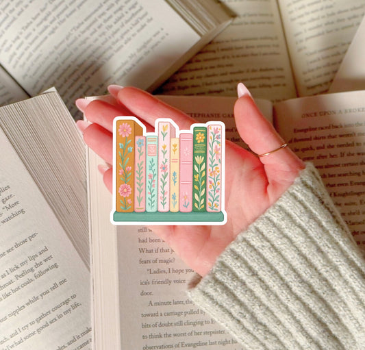 Elaine’s Bookshelf Sticker