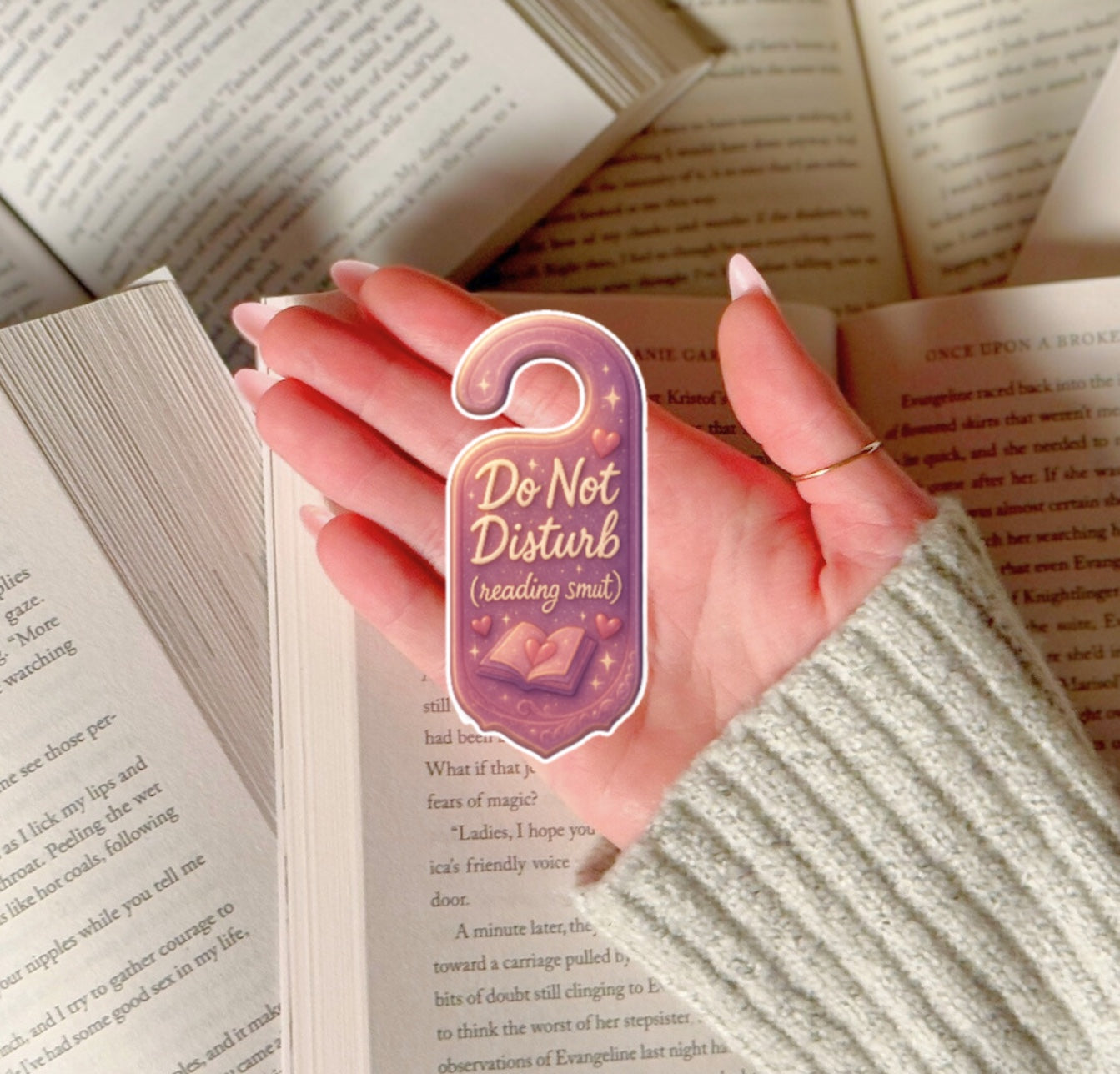 Do Not Disturb - Reading Smut Sticker