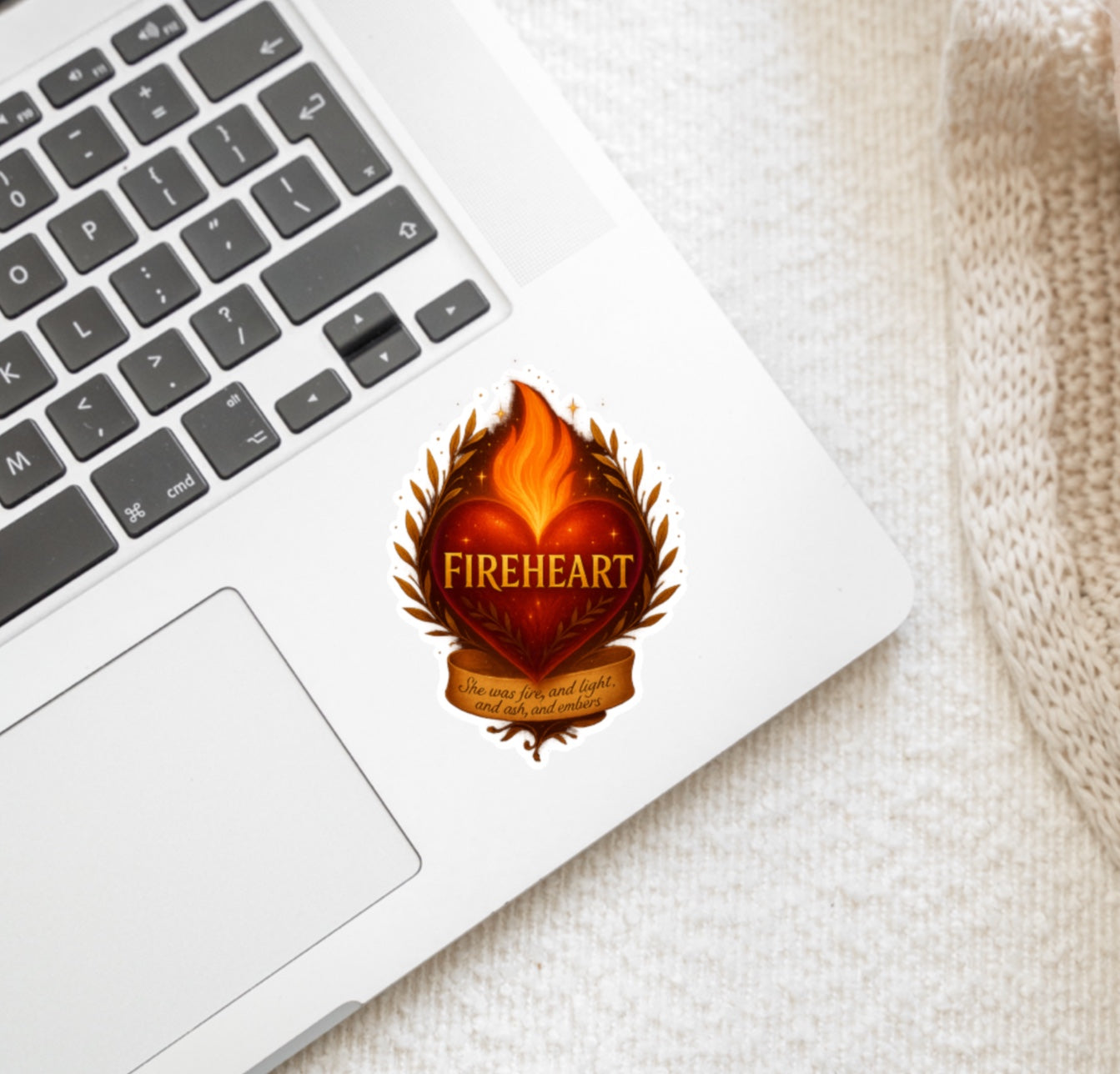 Fireheart Sticker