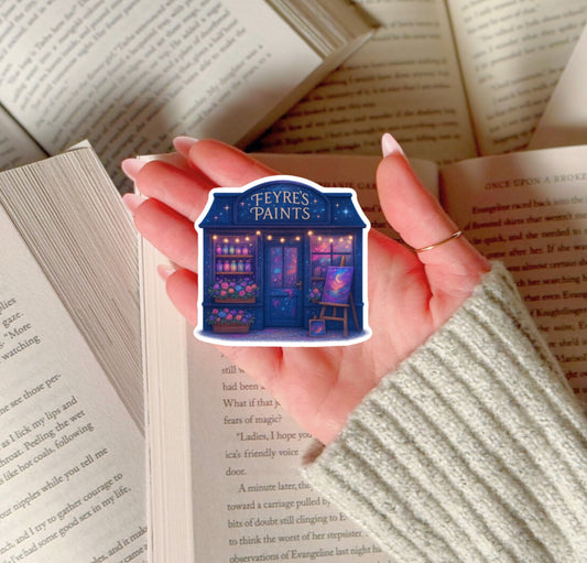Feyre’s Paint Shop Sticker